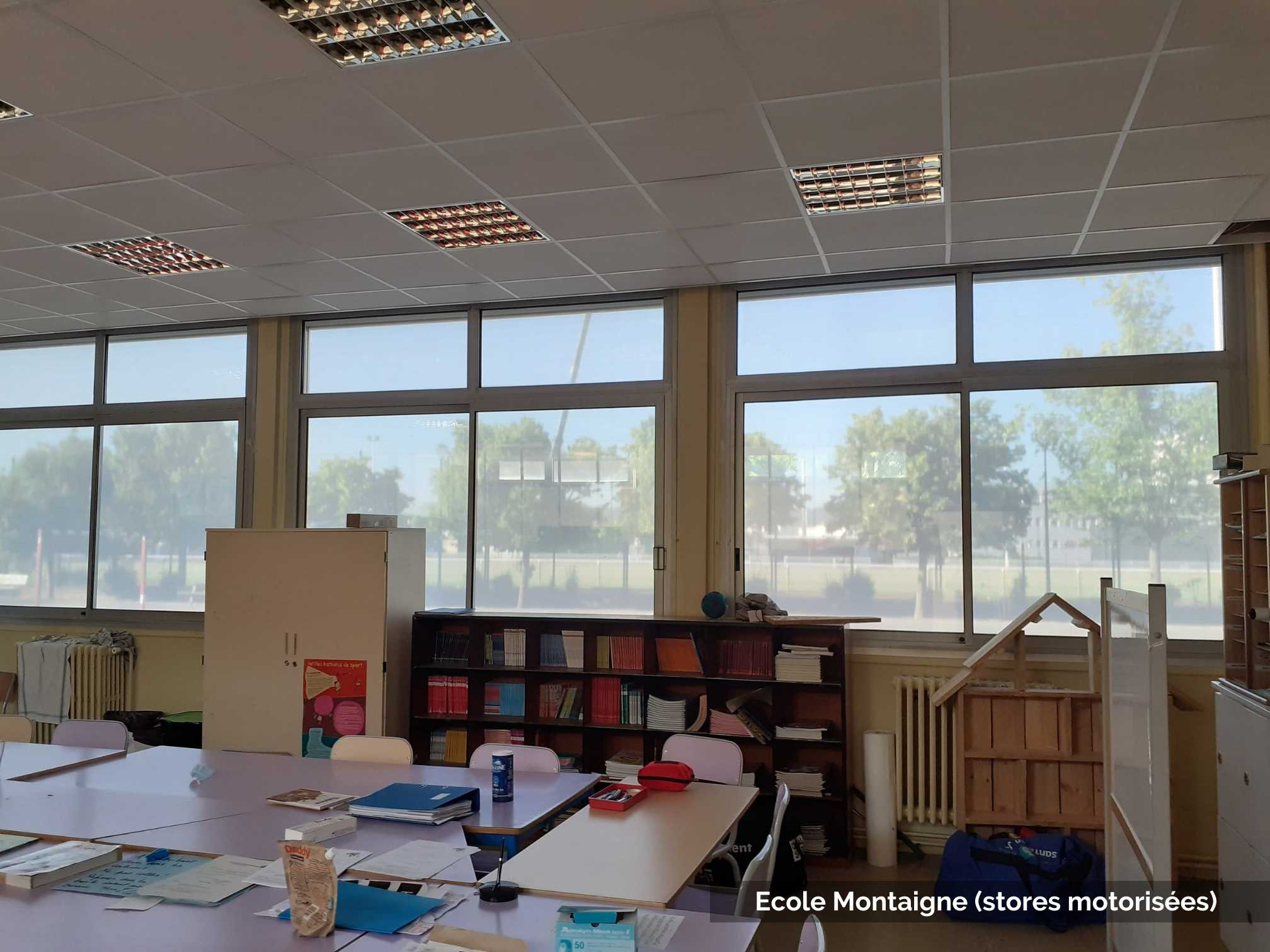 Ecole Montaigne (stores motorisées)