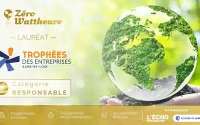 Zéro Wattheure, lauréat des Trophées des entreprises d’Eure-et-Loir 2026 dans la catégorie Responsable